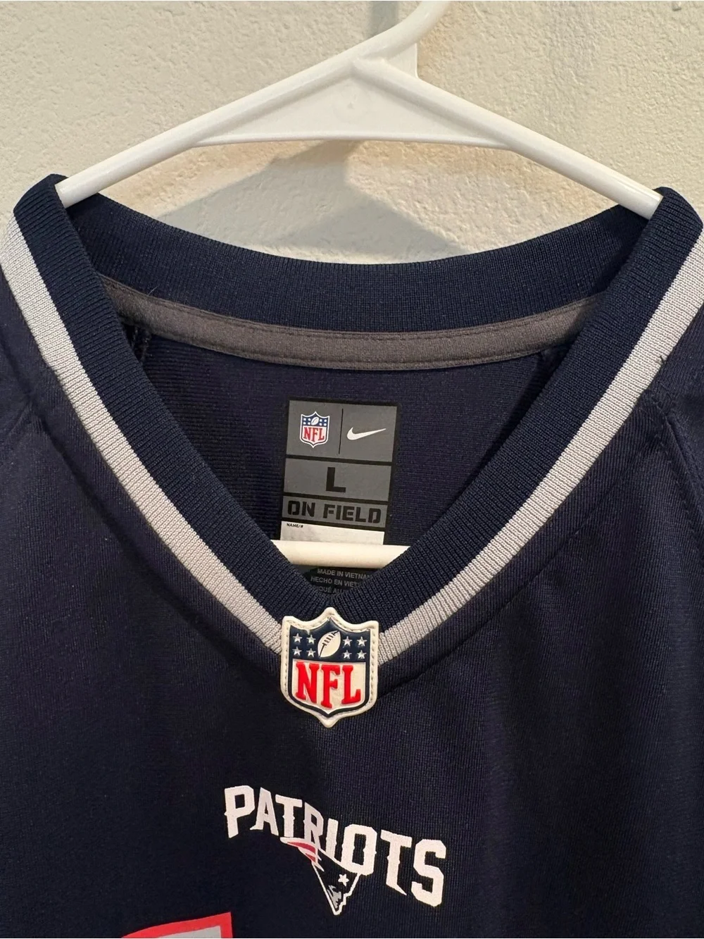 Nike New England Patriots Tom Brady Navy Blue Football Jersey Youth Size Large